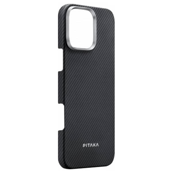картинка Чехол PITAKA Case для iPhone 16 Pro Max 6.9'', Black/ Grey от магазина КомпьютерЦентр