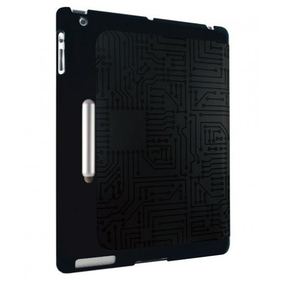 картинка Чехол Ozaki iCoat Slim-Y + Black Futurism for New iPad (IC502BK) от магазина КомпьютерЦентр