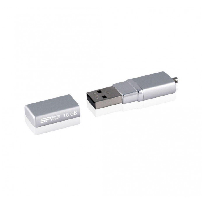 картинка Флешка USB SiliconPower 16Gb LuxMini 710 Silver (SP016GBUF2710V1S) от магазина КомпьютерЦентр