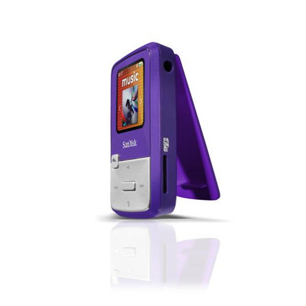 картинка Плеер MP3 SanDisk 4Gb Sansa Clip Zip Purple (SDMX22-004G-E46P) от магазина КомпьютерЦентр