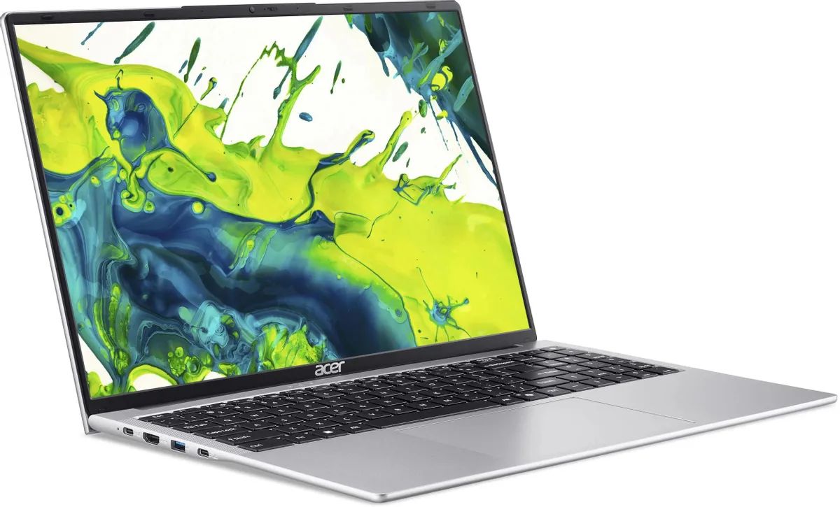 картинка Ноутбук Acer Aspire Lite AL16-54P-59ZA 16'' (1920x1200) IPS/  Intel Core 5 120U (10/ 12)/  32Gb/  512Gb SSD/  58Втч/  1.59кг/  NoOS/  Silver (NX.DJ8CD.001) от магазина КомпьютерЦентр