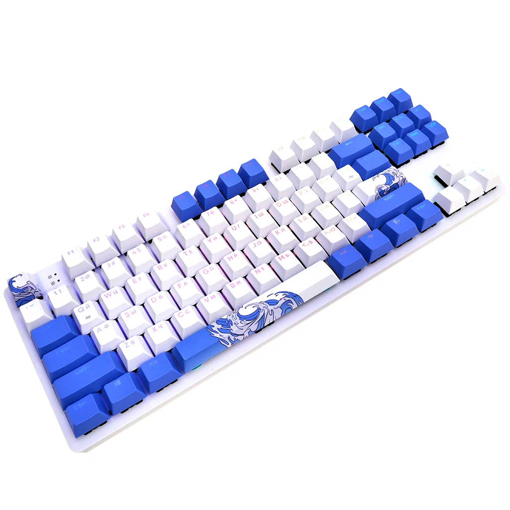 картинка Клавиатура игровая Red Square Keyrox TKL Aquarius g3ms Amber (RSQ-20036) White от магазина КомпьютерЦентр