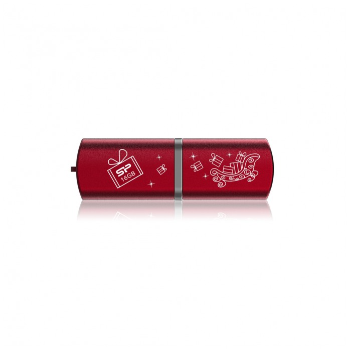 картинка Флешка USB SiliconPower 16Gb LuxMini 720 Limited Edition Red (SP016GBUF2720V1R-LE) от магазина КомпьютерЦентр