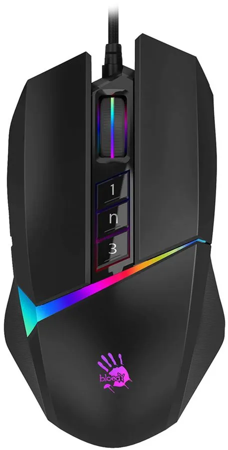 картинка Мышка A4Tech Bloody W60 MAX USB Gaming Black от магазина КомпьютерЦентр