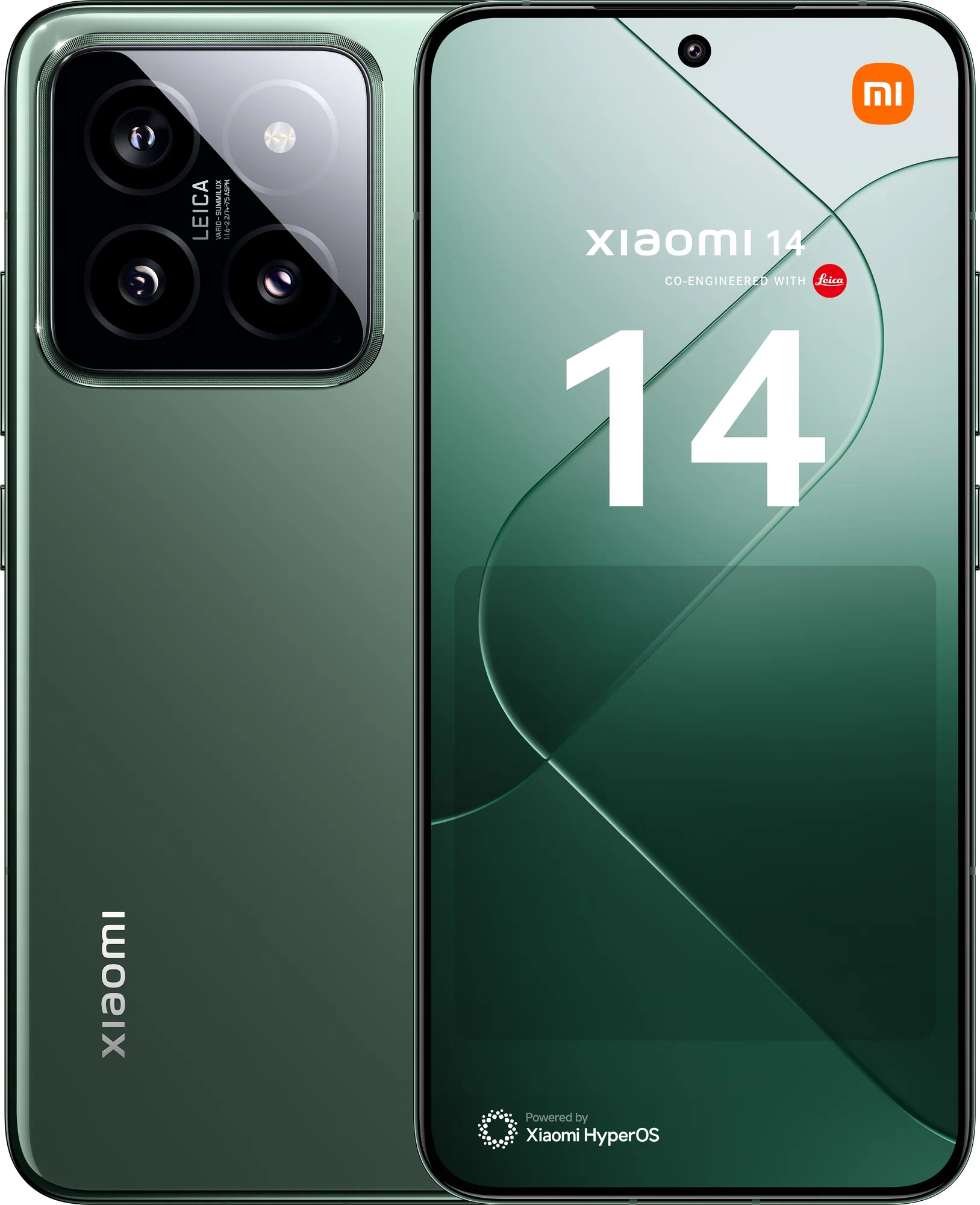 картинка Смартфон Xiaomi 14 12/ 512 ГБ Global, Dual nano SIM, Зеленый от магазина КомпьютерЦентр