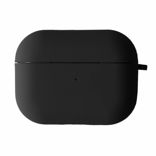 картинка Чехол для AirPods 3 Silicone Case Microfiber Black от магазина КомпьютерЦентр