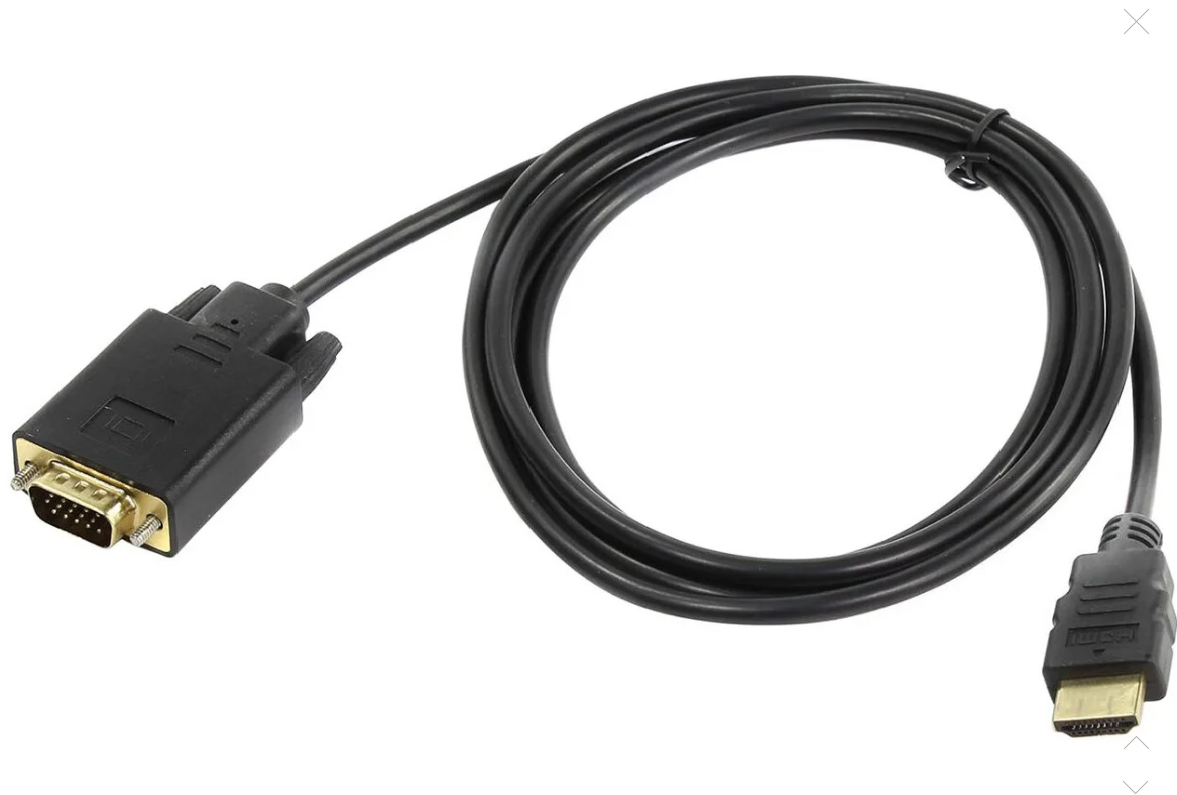 картинка Кабель HDMI-VGA m/ m 1.8m VCOM (CG596-1.8M) от магазина КомпьютерЦентр