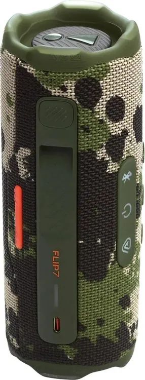 картинка Акустика JBL Flip 7 Bluetooth Speaker 35W Камуфляж (JBLFLIP7SQUAD) от магазина КомпьютерЦентр