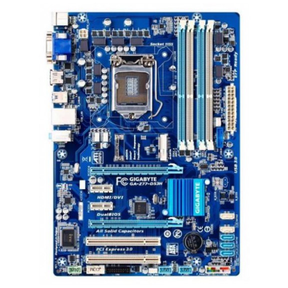 картинка Материнская плата Gigabyte GA-Z77-DS3H (GA-Z77-DS3H) от магазина КомпьютерЦентр