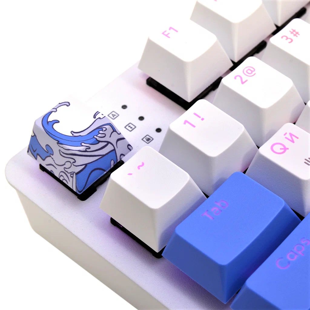 картинка Клавиатура игровая Red Square Keyrox TKL Aquarius g3ms Amber (RSQ-20036) White от магазина КомпьютерЦентр