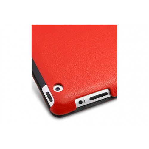 картинка Чехол Melkco Leather Case Slimme Cover Type Red for new iPad/ iPad 2 (APNIPALCSC1RDLC) от магазина КомпьютерЦентр