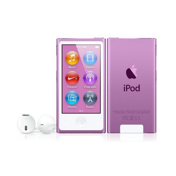 картинка Плеер MP3/MP4 Apple iPod nano 16Gb Purple (7 Gen) (MD479) от магазина КомпьютерЦентр
