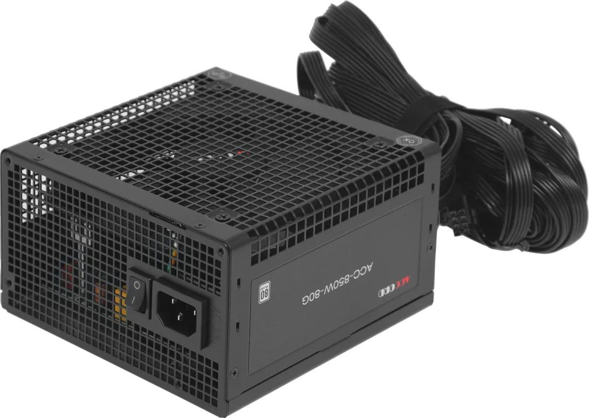 картинка Блок питания Accord 850W ATX ACC-850-80G 80+ white, RTL от магазина КомпьютерЦентр