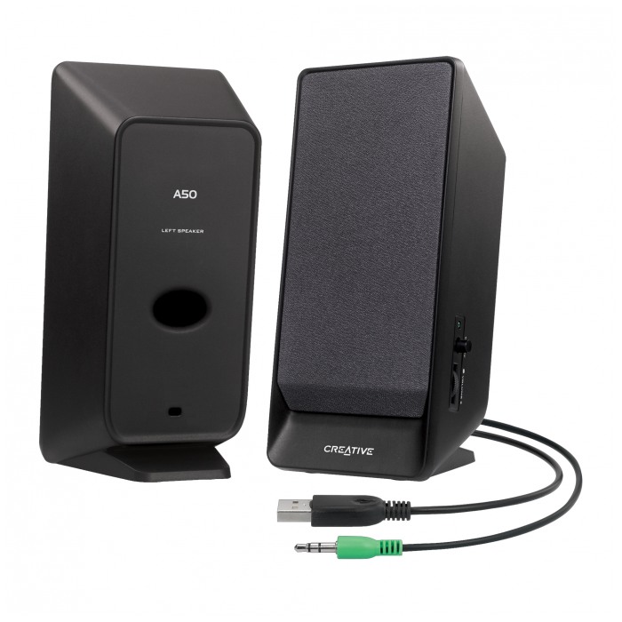 картинка Колонки Creative SBS A50 Black USB (51MF1675AA001) от магазина КомпьютерЦентр