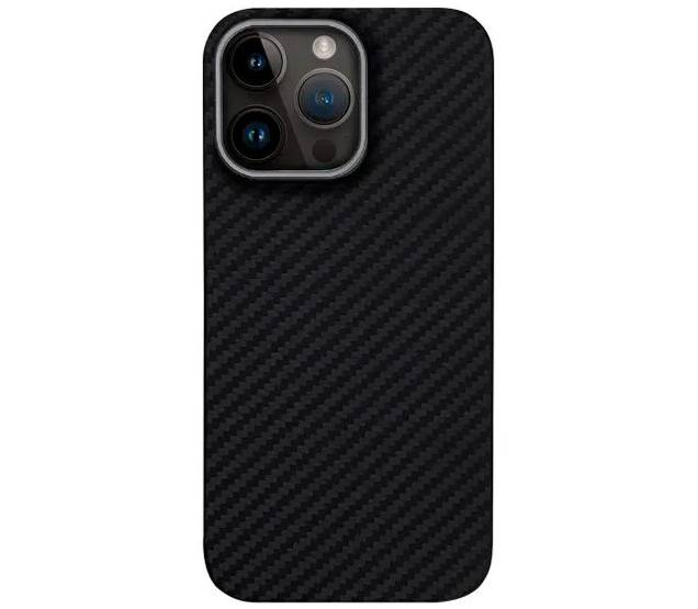 картинка Чехол-накладка K-DOO Kevlar case black для iPhone 15 Pro от магазина КомпьютерЦентр