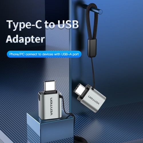 картинка Переходник OTG USB 3.0 Type-C Vention (CDQH0) от магазина КомпьютерЦентр