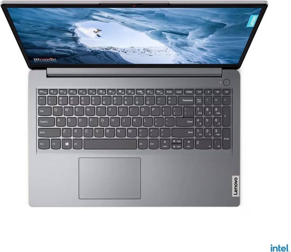 картинка Ноутбук Lenovo IdeaPad 1 15IAU7 15.6'' IPS (1920x1080)/  Intel i3-1215U/  8Gb / 512Gb SSD/  Intel UHD/  Wi-Fi/  BT/  Cam /  noOS/  Grey (82QD00ETRK) от магазина КомпьютерЦентр
