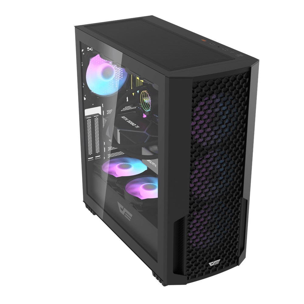 картинка Корпус DarkFlash DF2100 Black, Mid-tower, Black от магазина КомпьютерЦентр