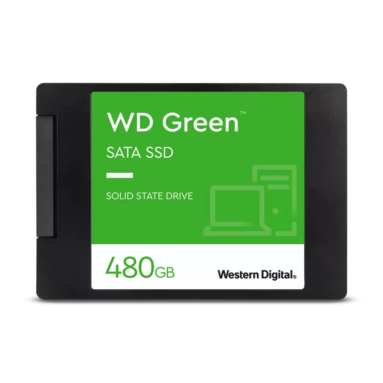 картинка SSD накопитель 480 Гб 2.5'' WesternDigital Green SATAIII (WDS480G3G0A) от магазина КомпьютерЦентр