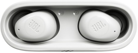 картинка Bluetooth гарнитура JBL Wave Buds белый беспроводные (JBLWBUDSWHT) от магазина КомпьютерЦентр
