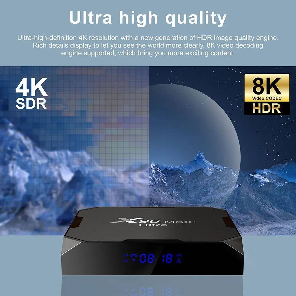 картинка Медиаплеер X96 Ultra; Amlogic S905X4 от магазина КомпьютерЦентр