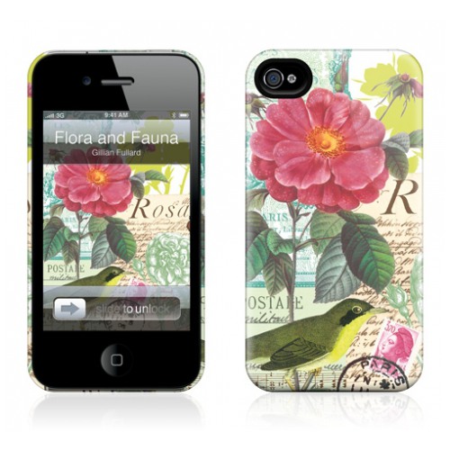картинка Чехол GelaSkins Hard Case Flora and Fauna for iPhone 4/ 4S от магазина КомпьютерЦентр