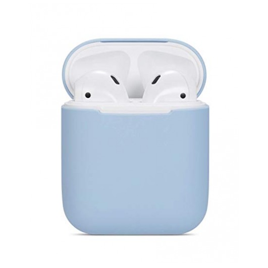 картинка Чехол для AirPods Silicone Case Slim Lilac Cream от магазина КомпьютерЦентр