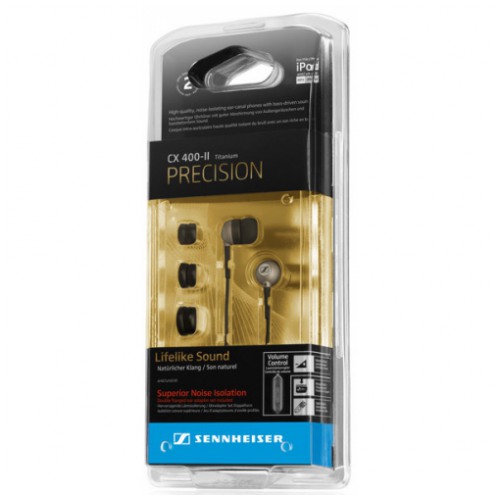 картинка Наушники Sennheiser CX 400-II Precision Titanium (СX400-II Titanium) от магазина КомпьютерЦентр