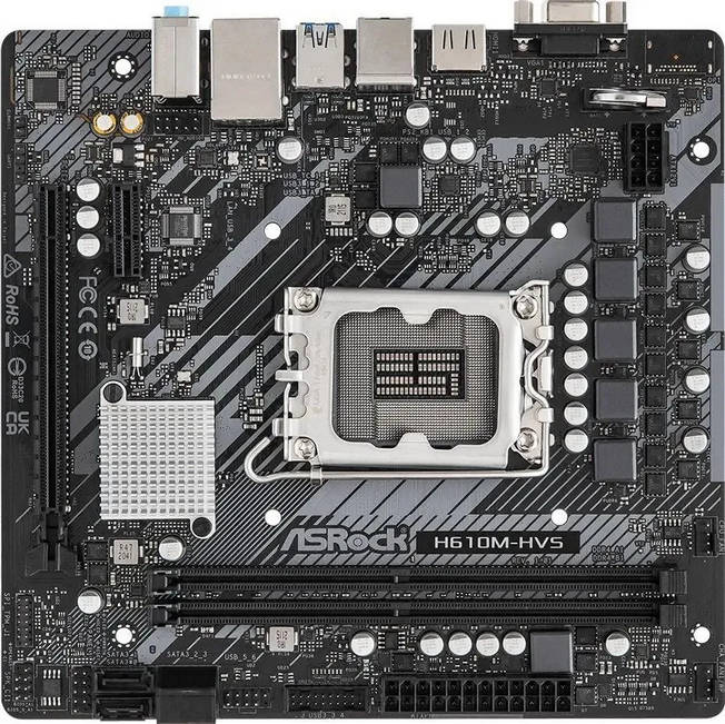 картинка Материнская плата ASRock H610M-HVS LGA1700 mATX от магазина КомпьютерЦентр