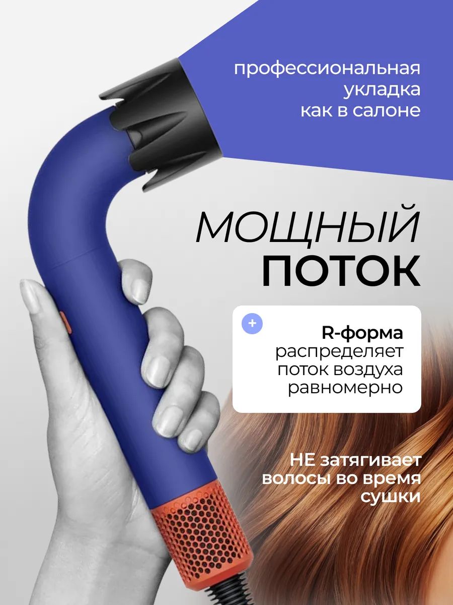 картинка Фен для волос Xiaomi Beheart 6in1 X11 Pro Blue от магазина КомпьютерЦентр