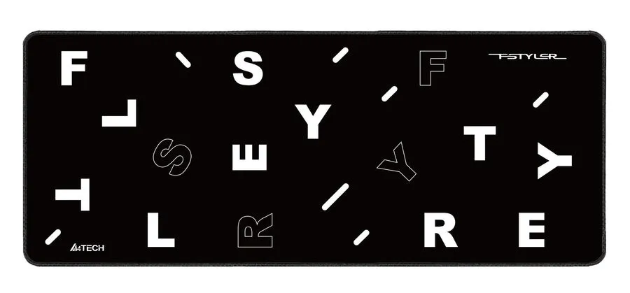 картинка Коврик для мыши A4Tech FStyler FP75 XL черный/ белый FP75 BLACK от магазина КомпьютерЦентр