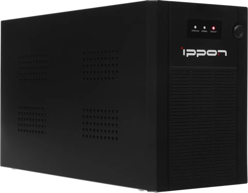 картинка ИБП Ippon Back Basic 1050S New Euro 600Вт 1050BA Black (2095136) от магазина КомпьютерЦентр