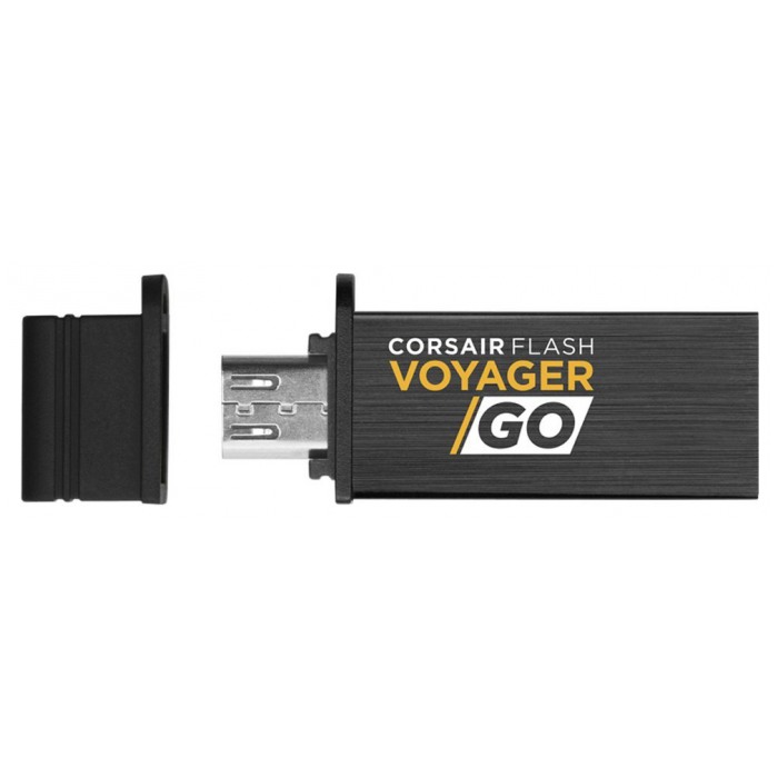картинка Флешка USB Corsair 64Gb Voyager GO USB3.0 Black (CMFVG-64GB-EU) от магазина КомпьютерЦентр