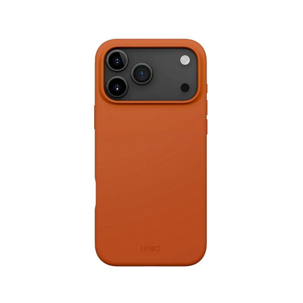 картинка Чехол силиконовый Uniq HYBRID LINO (MagSafe) для iPhone 17 Pro MAX 6.9'', цвет оранжевый (SUNSET ORANGE) (IP6.9P(2025)-LINOMSORG) от магазина КомпьютерЦентр