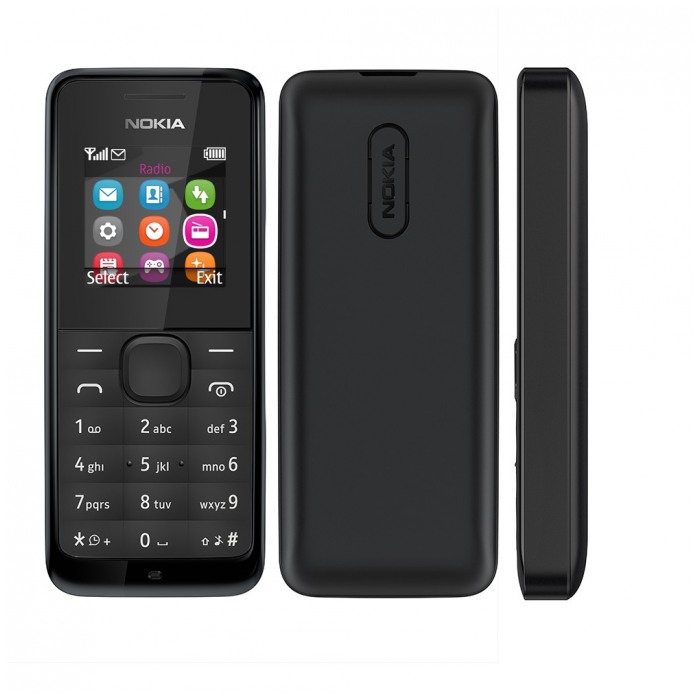 картинка Телефон Nokia 105 Black от магазина КомпьютерЦентр