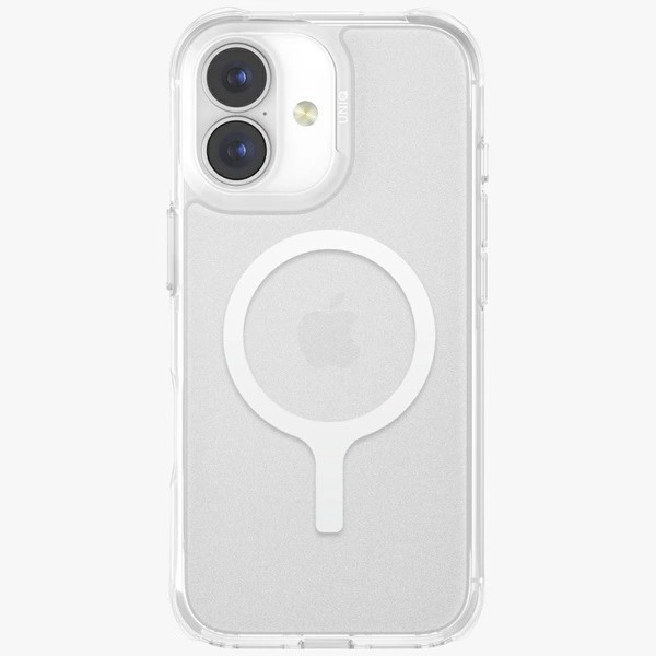 картинка Чехол Uniq HYBRID LIFEPRO XTREME MAGCLICK CHARGING (MagSafe) для iPhone 17 6.3'' FROST CLEAR/ WHITE от магазина КомпьютерЦентр