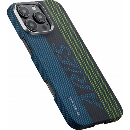 картинка Чехол PITAKA Aries Tactile Woven Case для iPhone 16 Pro Max 6.9'', принт кредитная карта (Credit card) от магазина КомпьютерЦентр
