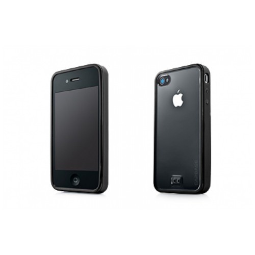 картинка Чехол Capdase Soft Jacket Fuze Clear/Black for iPhone 4 (SJIH4-3FY1) от магазина КомпьютерЦентр