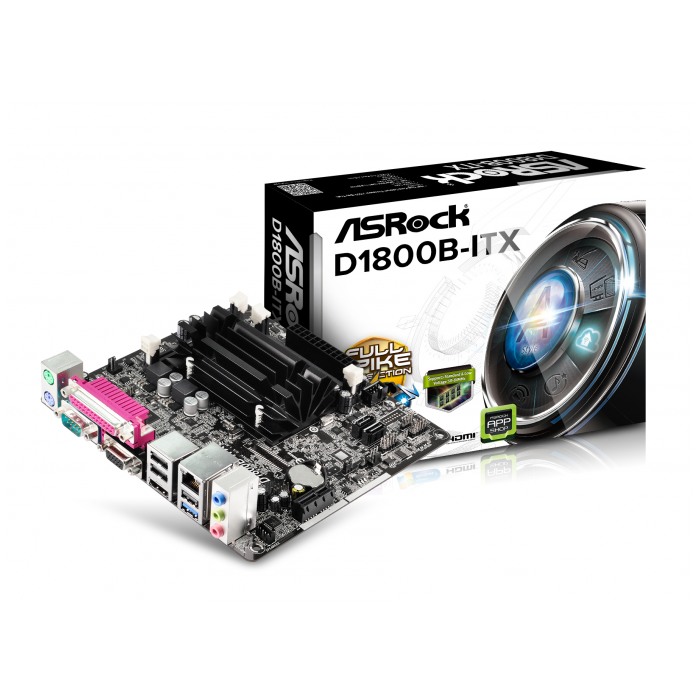 картинка Материнская плата ASRock D1800B-ITX (D1800B-ITX) от магазина КомпьютерЦентр
