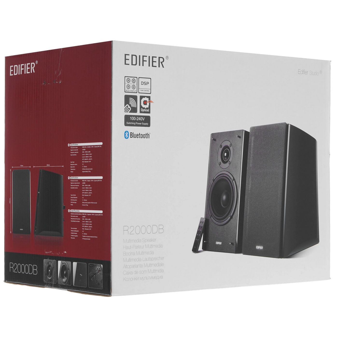 картинка Акустика 2,0 Edifier R2000DB 2.0 т. Black 120Вт BT (R2000DB BLK) от магазина КомпьютерЦентр