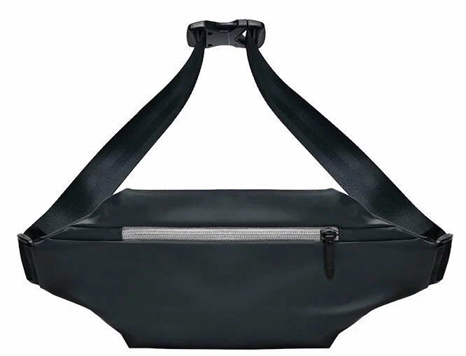 картинка Сумка на пояс Xiaomi Mijia Multifunction Sports and Leisure Chest Bag MJXB01RM Black от магазина КомпьютерЦентр