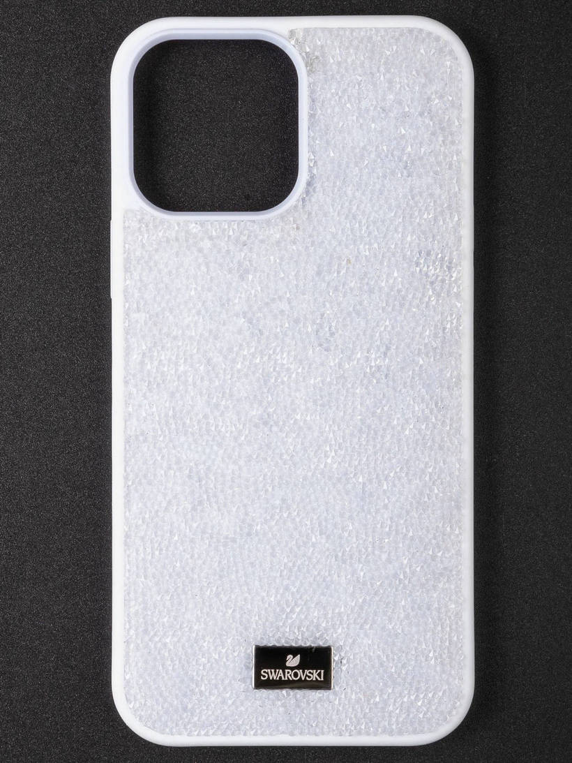 картинка Чехол Swarovski для iphone 13 Pro Max Белый от магазина КомпьютерЦентр