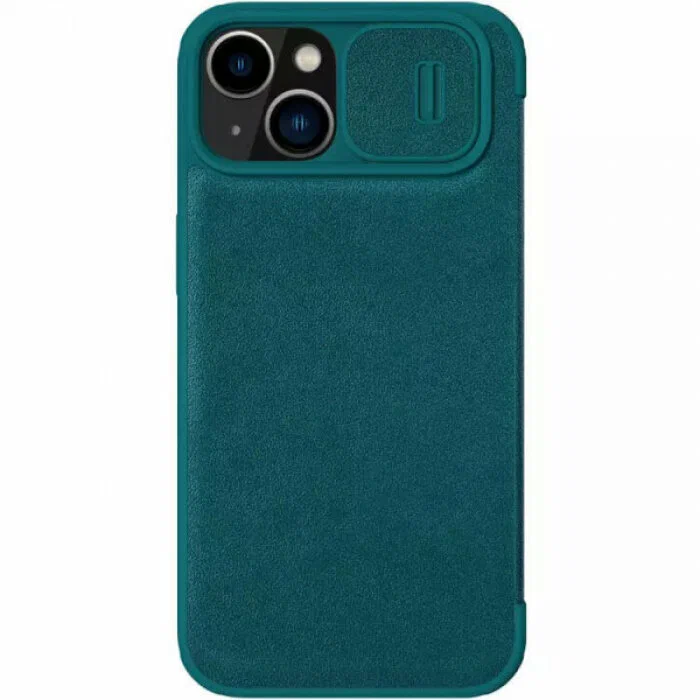 картинка Чехол-книжка из Premium экокожи Nillkin Qin Plain для iPhone 14 /  13 от магазина КомпьютерЦентр