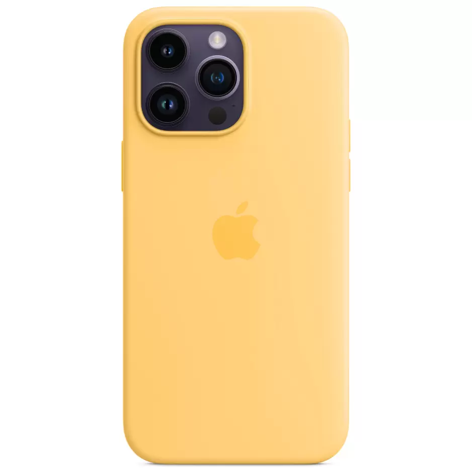 картинка Чехол Silicone Case MagSafe for iPhone 14 Pro Max Sunglow от магазина КомпьютерЦентр