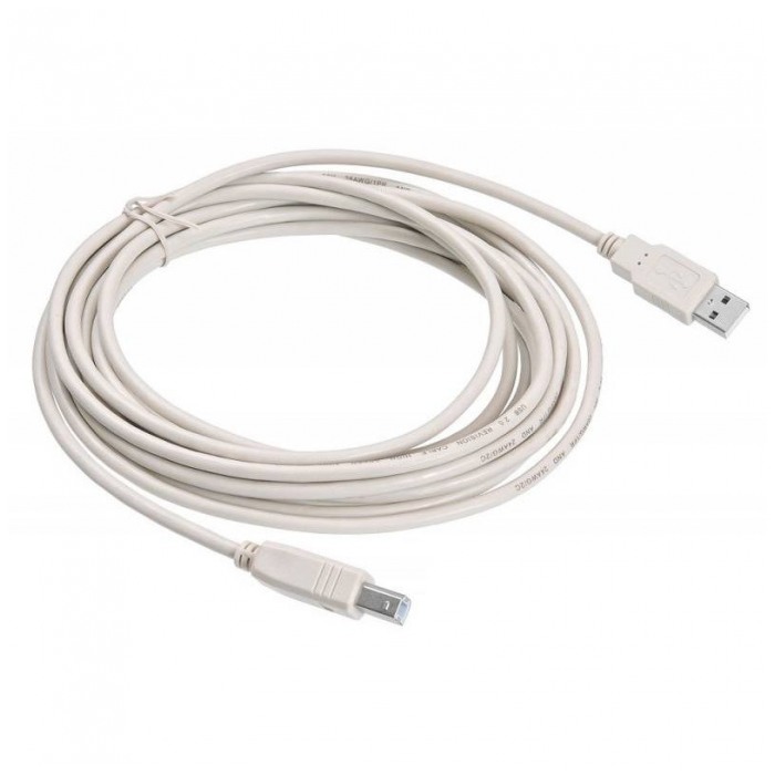 картинка Кабель Buro USB 2.0 A->B - 5 м (817261) от магазина КомпьютерЦентр
