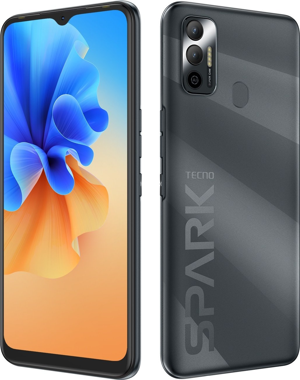 картинка Смартфон Tecno Spark 7 (KF6n) 2Gb 32Gb Black от магазина КомпьютерЦентр