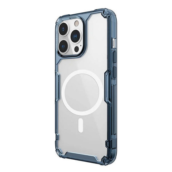 картинка Чехол Nillkin Nature TPU Pro + Magsafe накладка на Apple iPhone 14 Pro Max, синий от магазина КомпьютерЦентр