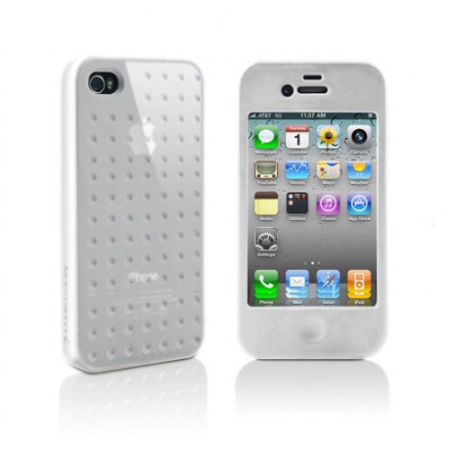 картинка Чехол Marware SportGrip Core Frosted Clear for iPhone 4 от магазина КомпьютерЦентр