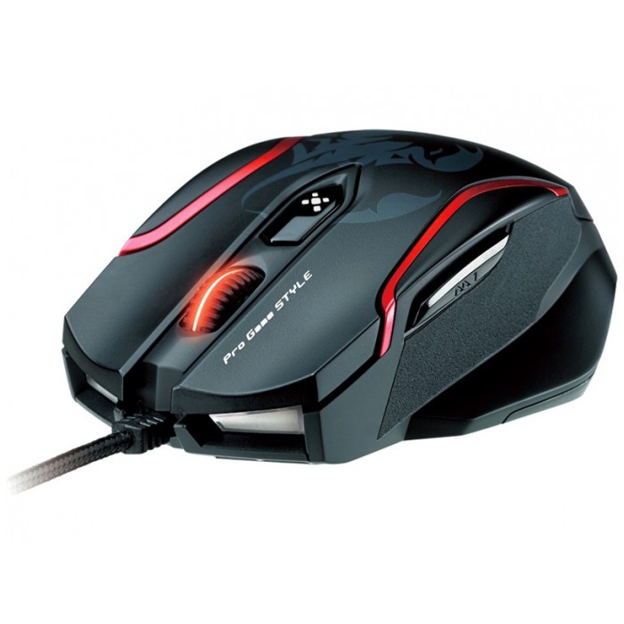 картинка Мышка Genius Maurus X Black/Red (31010016101) от магазина КомпьютерЦентр