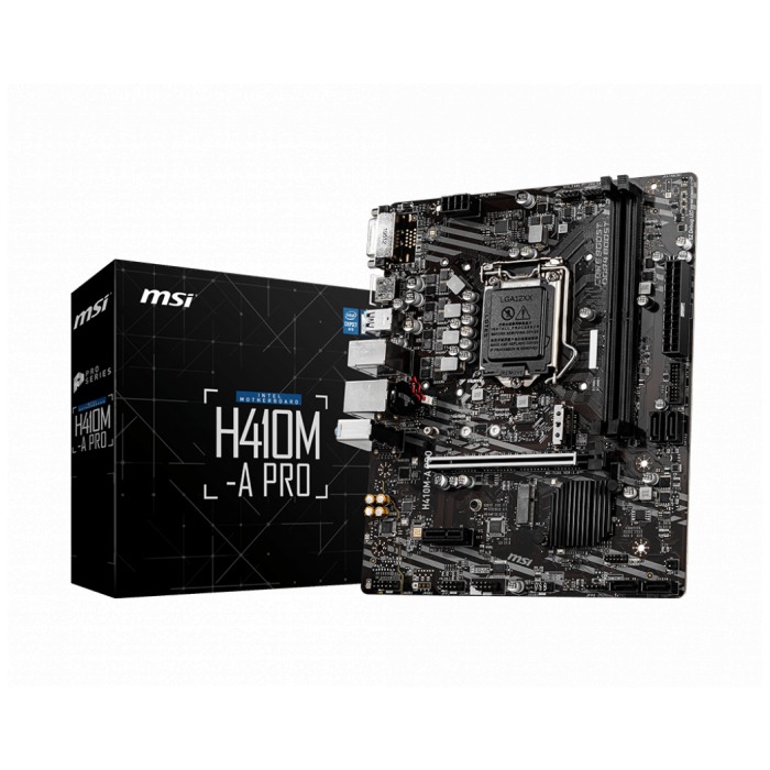 картинка Материнская плата MSI H410M-A PRO S1200 (H410M-A PRO) от магазина КомпьютерЦентр
